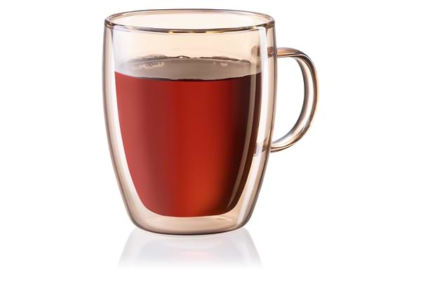 Фото - Набір чашок з подвійними стінками Ardesto Golden Moon 270 мл 2 шт. (AR2627BGR)