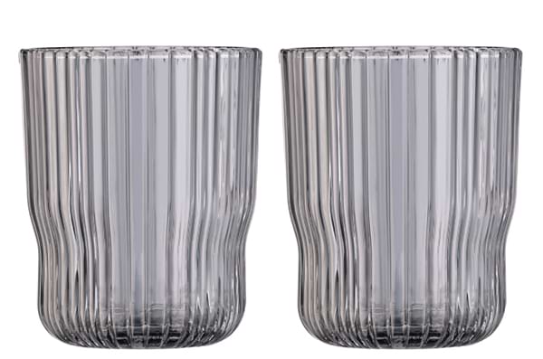 Фото - Набір склянок Ardesto Graphite 300 мл 2 шт. (AR2630SG)