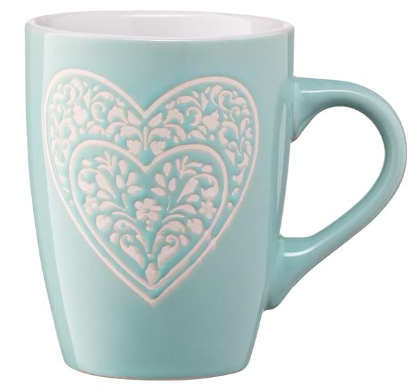 Фото - Чашка Ardesto Heart 330 мл Blue (AR3467BL)