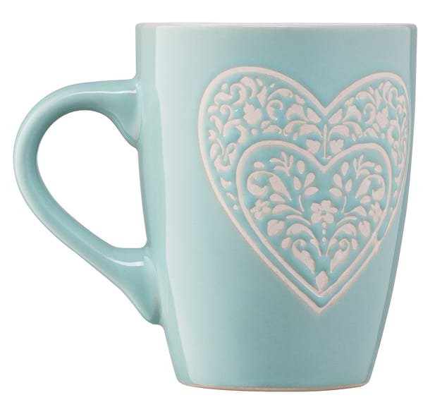 Фото - Чашка Ardesto Heart 330 мл Blue (AR3467BL)