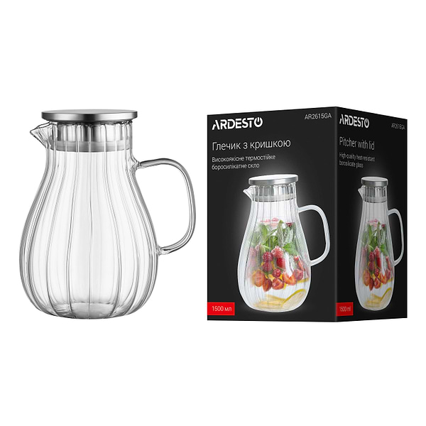 Фото - Кувшин Ardesto Iceberg 1500 мл (AR2615GA)