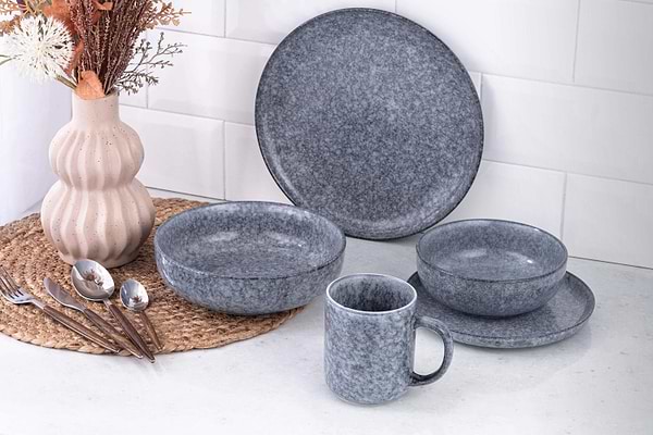 Фото - Тарілка десертна Ardesto Loreto 19 см (AR1019LG)