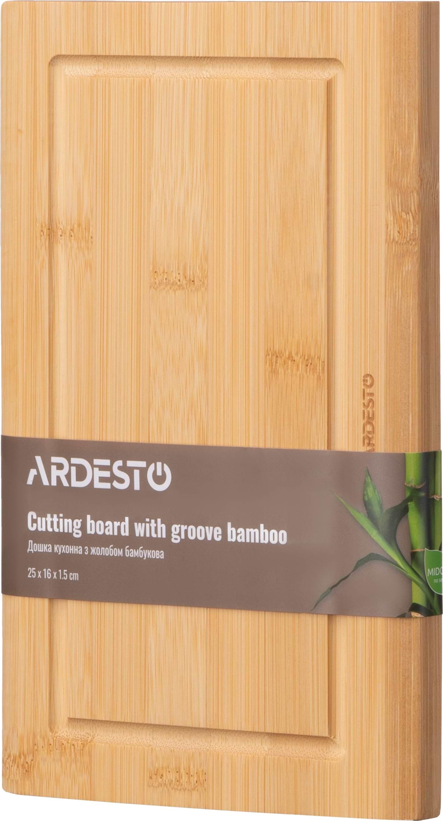 Купить Разделочная доска Ardesto Midori 25х16х1.5 см (AR1425BM) - Фото 1 Разделочная доска Ardesto Midori 25х16х1.5 см (AR1425BM) - Фото 1