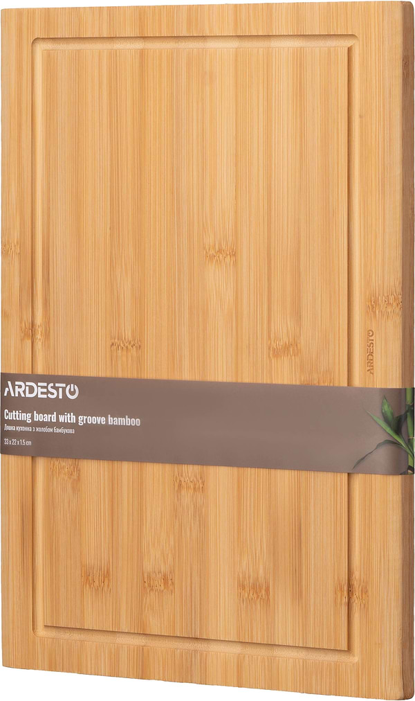 Фото - Разделочная доска Ardesto Midori 33х22х1.5 см (AR1433BA) Фото - Разделочная доска Ardesto Midori 33х22х1.5 см (AR1433BA)