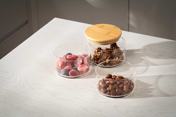 Фото - Набір ємностей для зберігання Ardesto Midori 3х400 мл (AR1203CB)