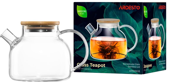 Фото - Чайник заварювальний Ardesto Midori 600 мл (AR3006GB)