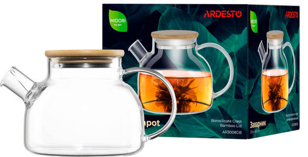 Фото - Чайник заварювальний Ardesto Midori 800 мл (AR3008GB)