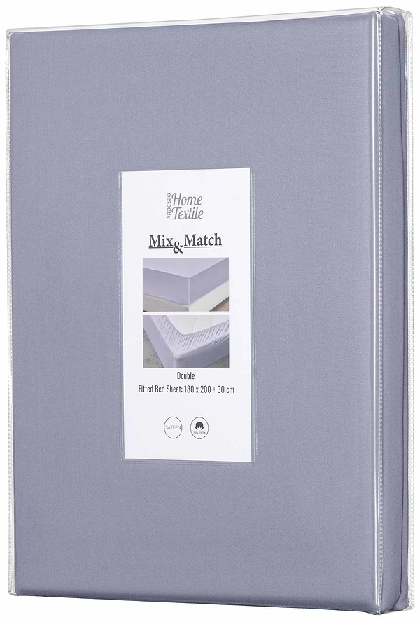 Фото - Простирадло двоспальне Ardesto Mix&Match 180x200+30 см (ART1820FSF)