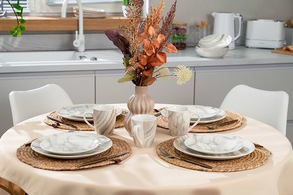 Фото - Тарелка обеденная Ardesto Sparkle 27 см (AR0927S)