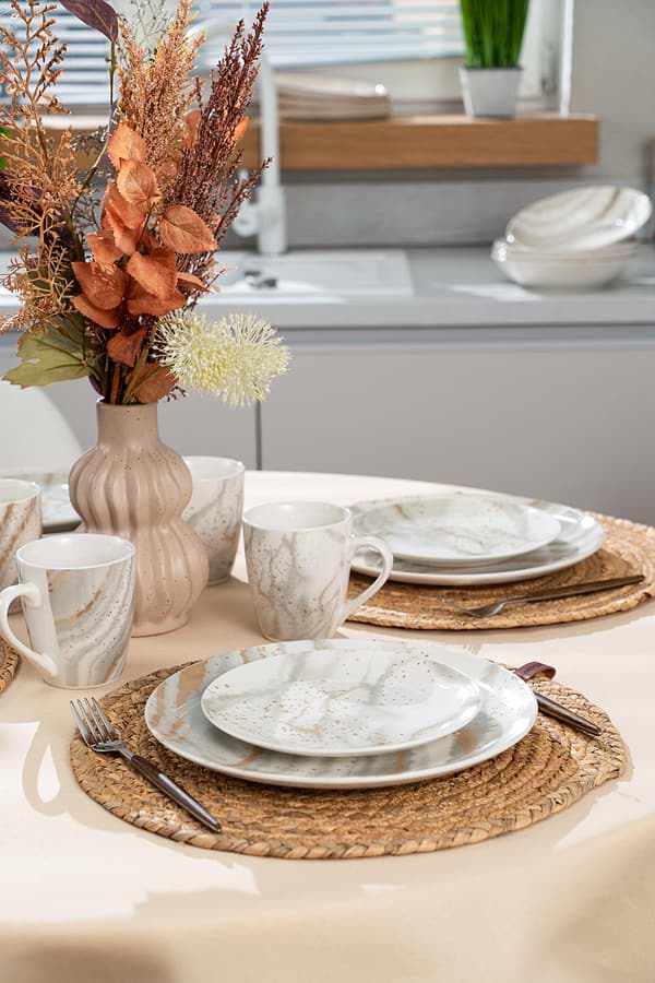 Фото - Тарелка обеденная Ardesto Sparkle 27 см (AR0927S)