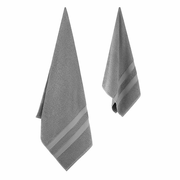 Фото - Набір рушників Ardesto Splendid 2 шт. сірий (ART2359GR)