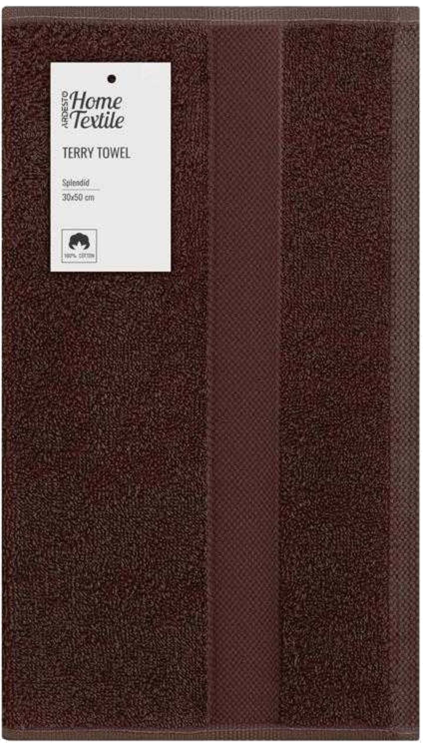 Полотенце для рук Ardesto махровое Splendid коричневый 30х50 см (ART2330BR)