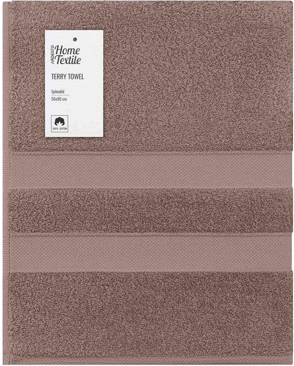 Фото - Рушник для обличчя Ardesto махровий Splendid бежевий 50х90 см (ART2350BE)