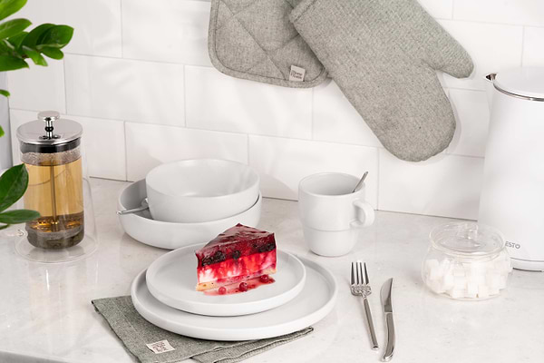 Фото - Тарілка десертна Ardesto Trento 20,5 см White (AR2920TW)