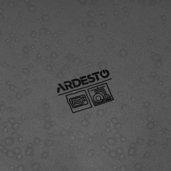 Фото - Тарілка обідня Ardesto Trento 26,5 см Gray (AR2926TG)