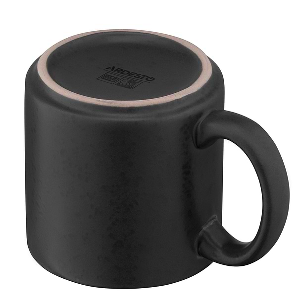 Фото - Чашка Ardesto Trento 400 мл Black (AR2940TB)