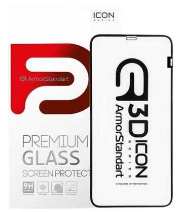Защитное стекло для смартфона Armorstandart Icon 3D for Apple iPhone 11 Pro Max/XS Max Black (ARM55717-GI3D-BK)