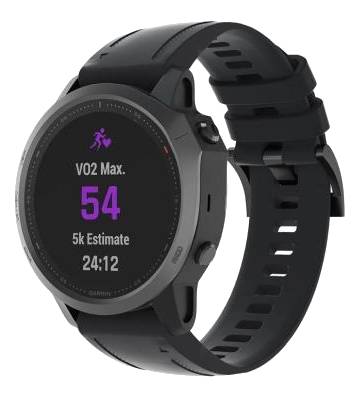 Ремінець для смарт-годинника ArmorStandart Silicone for Garmin 20mm Black (ARM60799)