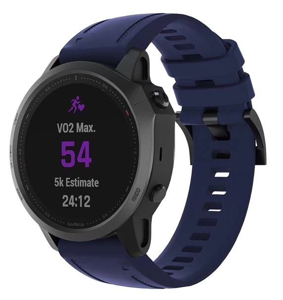 Ремінець для смарт-годинника ArmorStandart Silicone for Garmin 20mm Dark Blue (ARM60810)