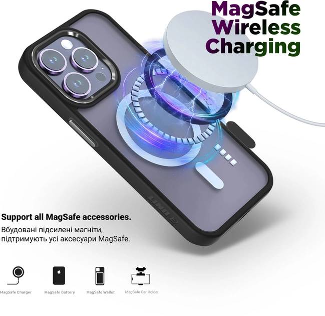 Фото - Чохол для смартфону Armorstandart Unit MagSafe for Apple iPhone 11 Black (ARM66929)