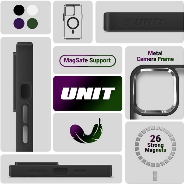 Фото - Чохол для смартфону Armorstandart Unit MagSafe for Apple iPhone 11 Black (ARM66929)