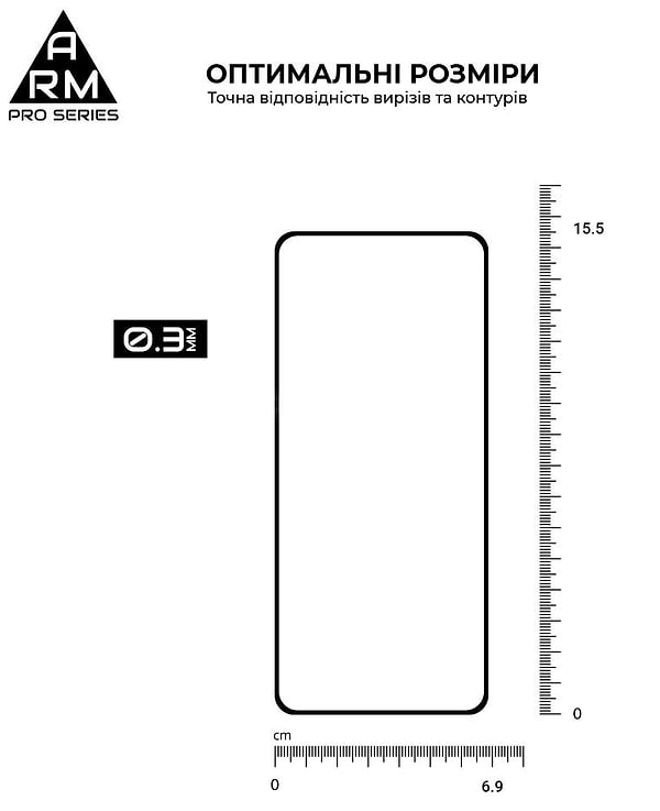 Фото - Захисне скло для смартфону Armorstandart Pro for OPPO A78 4G Black (ARM69577)