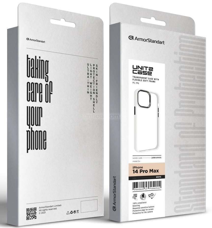 Фото - Чохол для смартфону Armorstandart UNIT2 for Apple iPhone 14 Pro Max White (ARM69959)