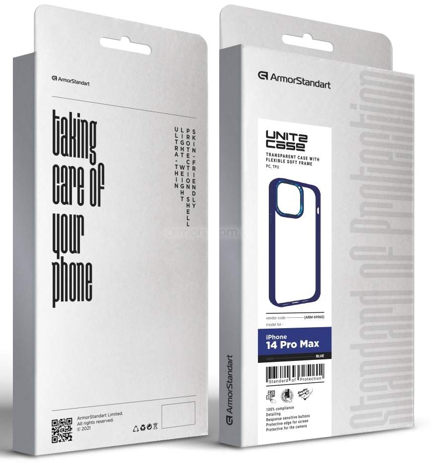 Фото - Чохол для смартфону Armorstandart UNIT2 for Apple iPhone 14 Pro Max Blue (ARM69960)
