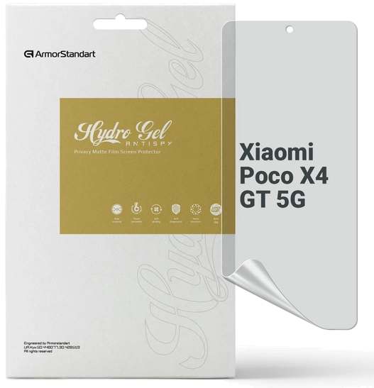 Фото - Защитная пленка для смартфона Armorstandart Anti-spy for Xiaomi Poco X4 GT 5G (ARM70127)