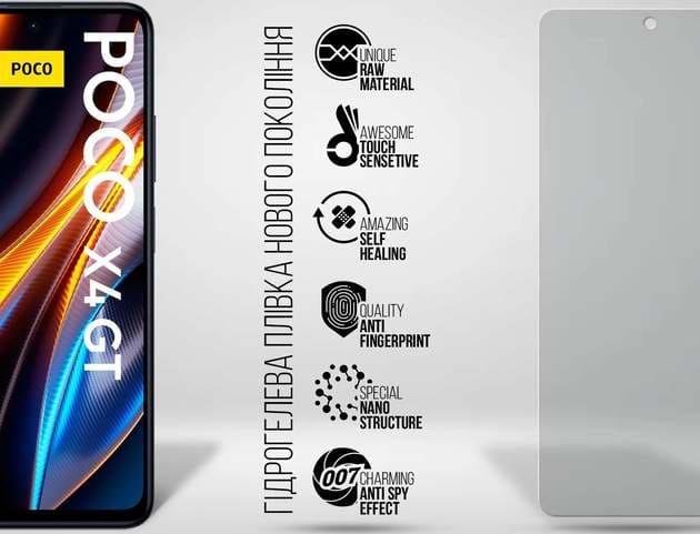 Фото - Защитная пленка для смартфона Armorstandart Anti-spy for Xiaomi Poco X4 GT 5G (ARM70127)