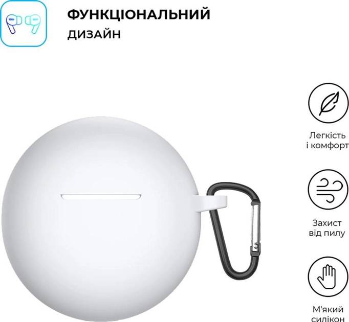 Фото - Уценка - Чехол для наушников ArmorStandart Hang Case for OPPO Enco Buds 2 White (ARM71110)