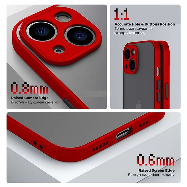 Фото - Чохол для смартфону Armorstandart Frosted Matte for Samsung A05s (A057) Red (ARM72576)
