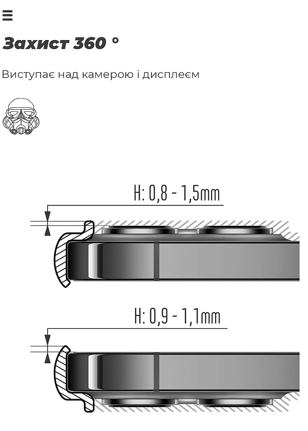 Фото - Чохол для смартфону Armorstandart ICON for Infinix Note 50 Pro 4G Camera cover Dark Blue (ARM85117)