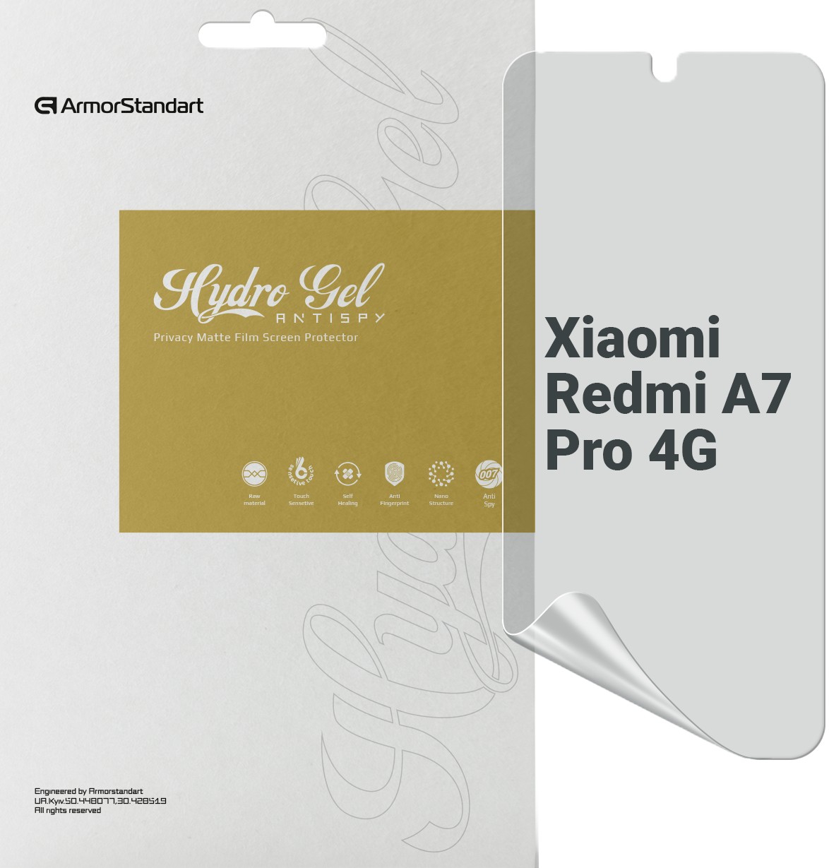 Защитная пленка для смартфона Armorstandart Anti-spy for Xiaomi Redmi A7 Pro 4G (ARM91148)