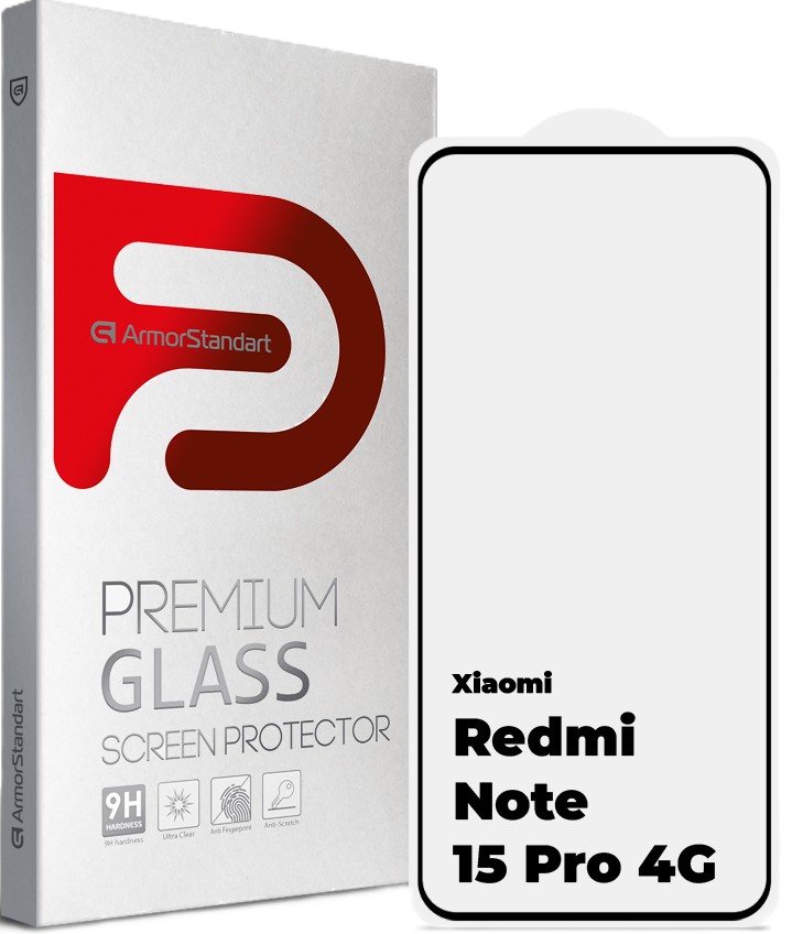 Защитное стекло для смартфона Armorstandart Edge Glue Curved for Xiaomi Redmi Note 15 Pro 4G (ARM90804)