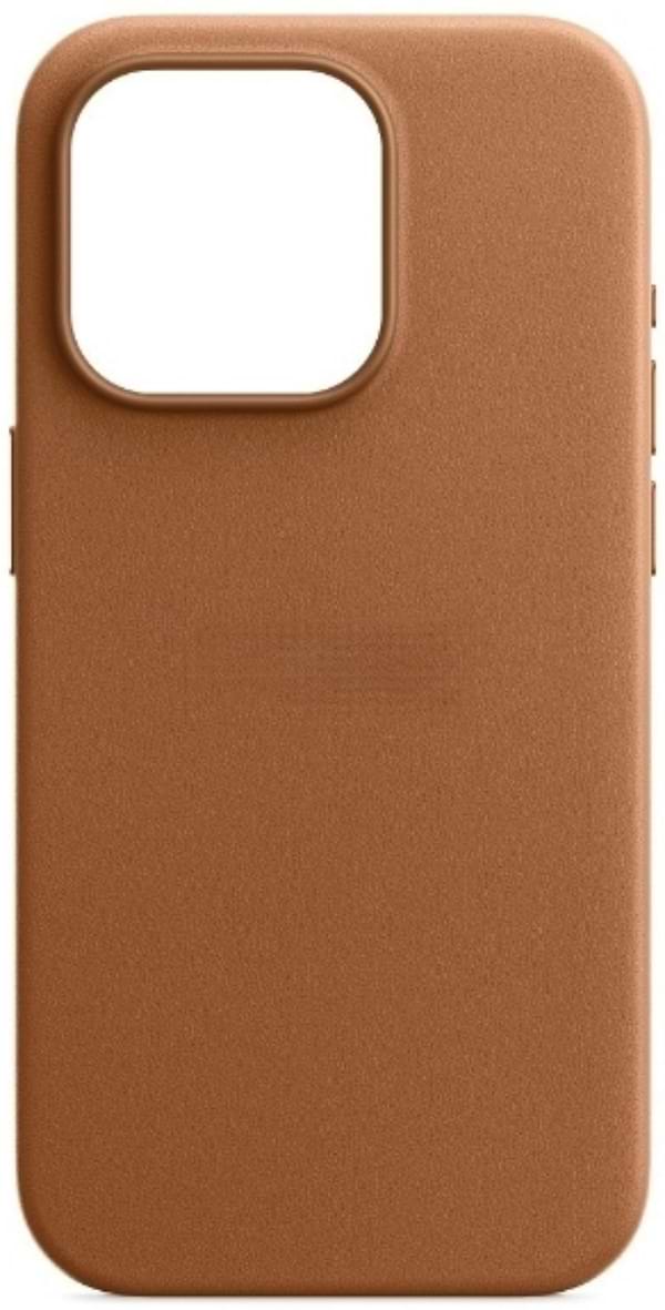 Фото - Чохол для смартфону Armorstandart FAKE Leather Case for Apple iPhone 15 Pro Light Coffee (ARM76300)