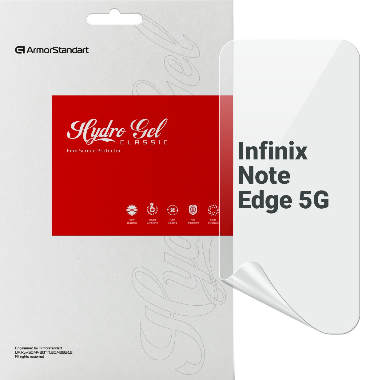 Захисна плівка для смартфону Armorstandart for Infinix Note Edge 5G (ARM91516)