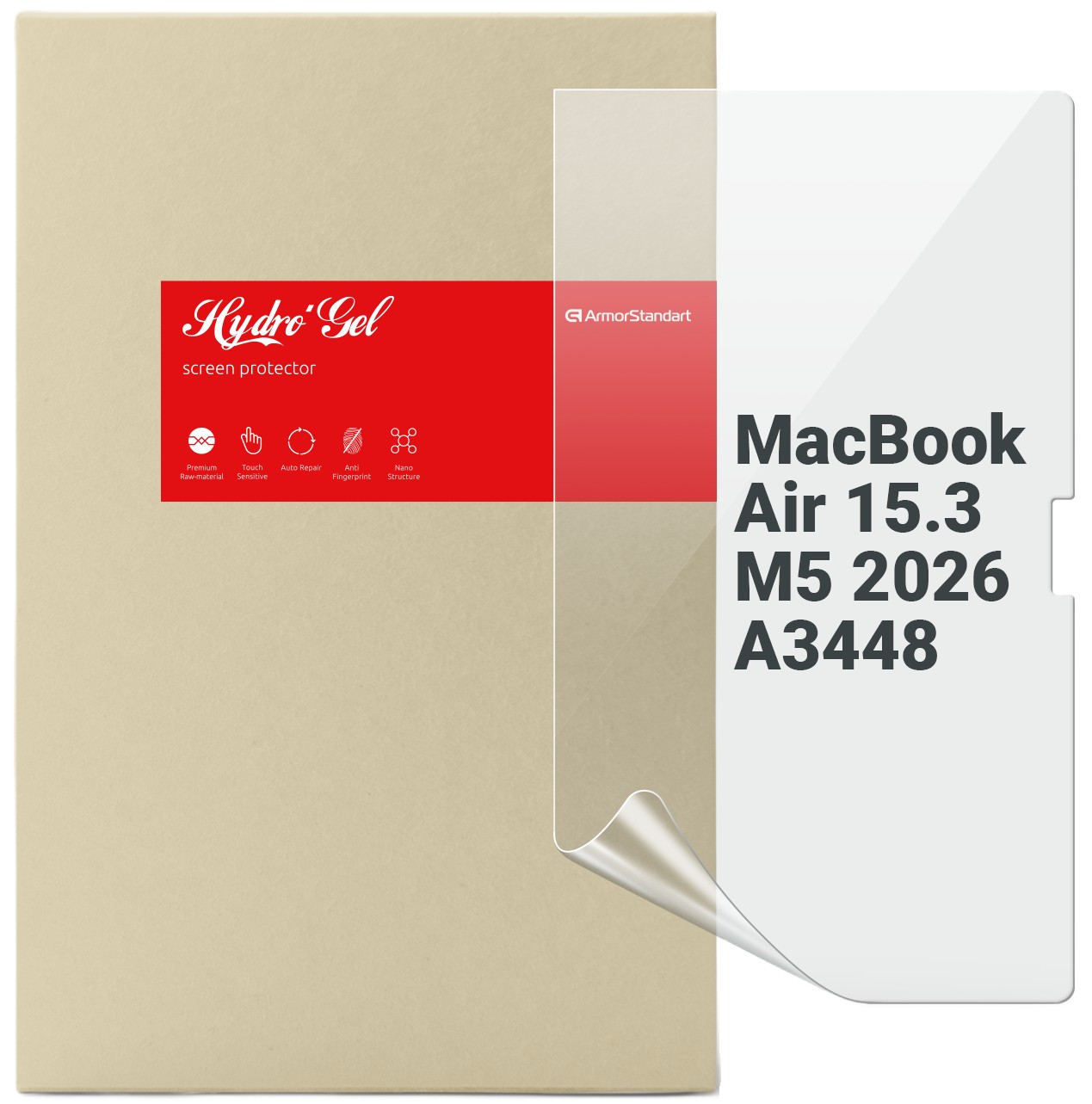 Защитная пленка для ноутбука Armorstandart for MacBook Air 15.3 M5 2026 A3448 (ARM91074)