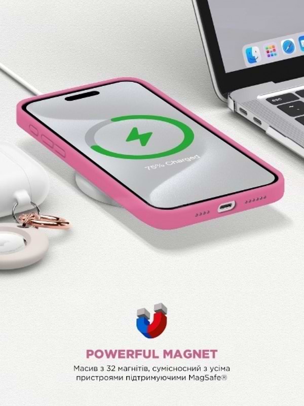 Фото - Чохол для смартфону Armorstandart ICON2 MagSafe for Apple iPhone 15 Pink (ARM77009)