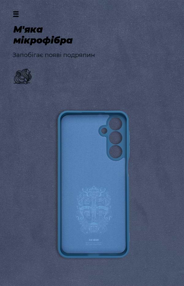 Фото - Чехол для смартфона Armorstandart ICON for Samsung A16 4G (A165) Camera cover Blue (ARM80131)