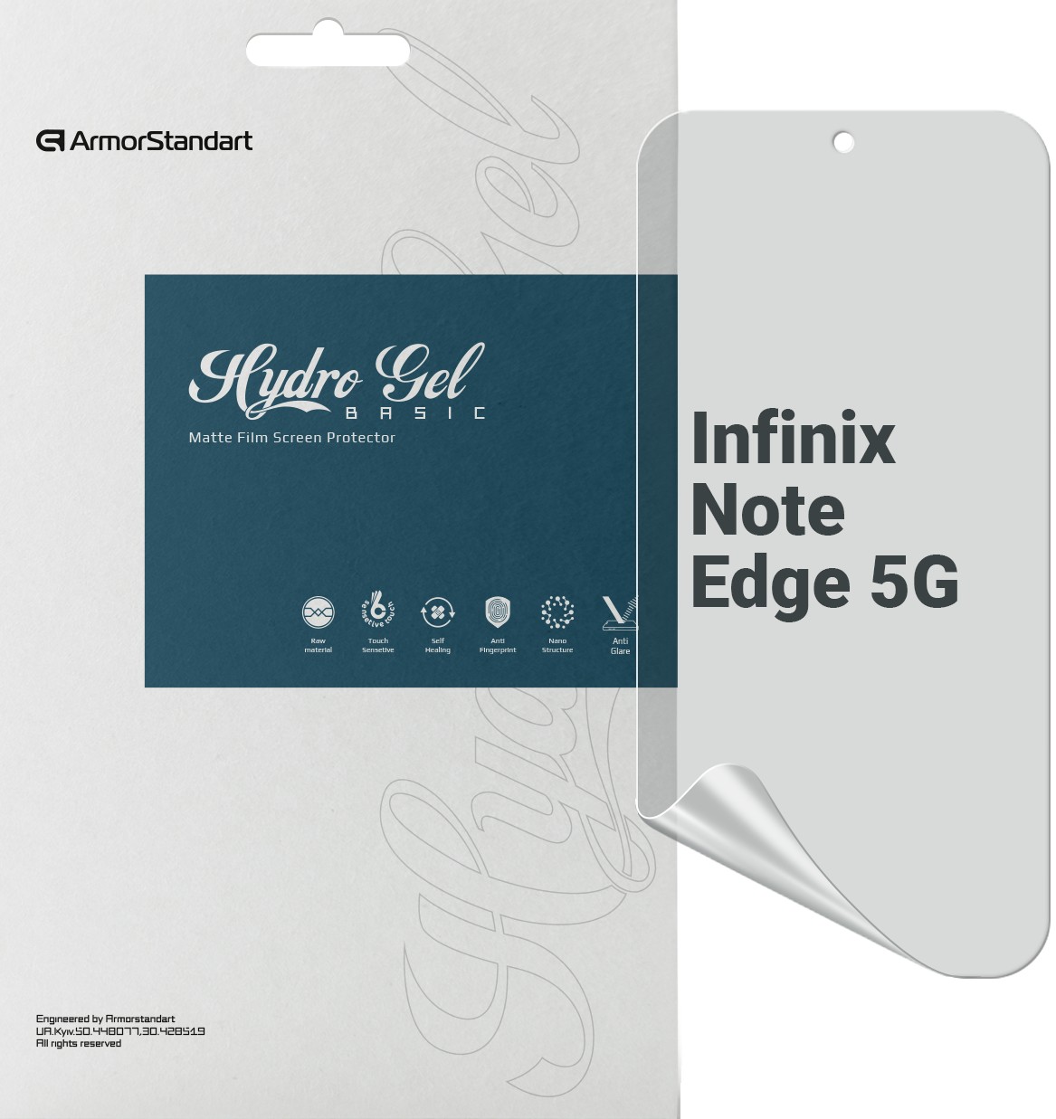 Захисна плівка для смартфону Armorstandart Matte for Infinix Note Edge 5G (ARM91520)