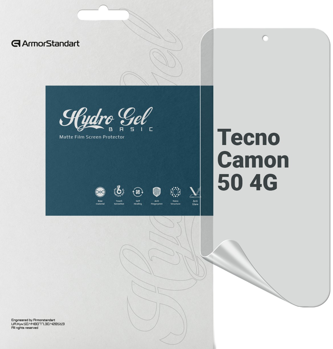 Захисна плівка для смартфону Armorstandart Matte for Tecno Camon 50 4G (ARM91521)