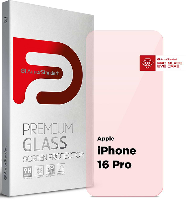 Фото - Защитное стекло для смартфона Armorstandart Pro Eye Care for Apple iPhone 16 Pro (ARM80305)