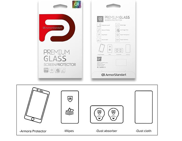 Фото - Захисне скло для смартфону Armorstandart Pro for Huawei P40 Black, 0.33mm (ARM56479-GPR-BK)