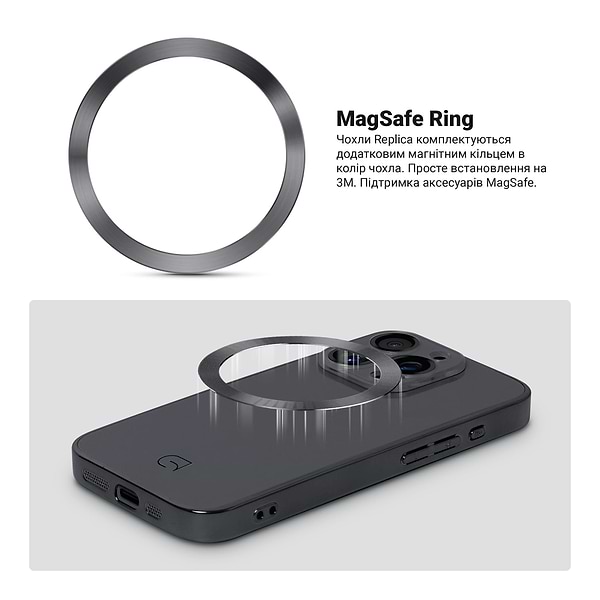 Фото - Чохол для смартфону Armorstandart Replica for Apple iPhone 12 Pro Max Black (ARM76178)