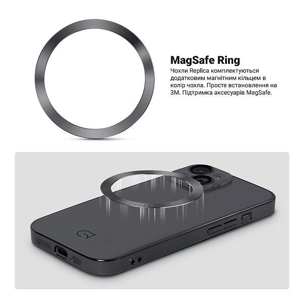 Фото - Чохол для смартфону Armorstandart Replica for Apple iPhone 13 Black (ARM76184)