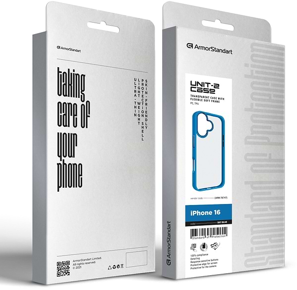 Фото - Чохол для смартфону Armorstandart UNIT2 for Apple iPhone 16 Sky Blue (ARM78747)