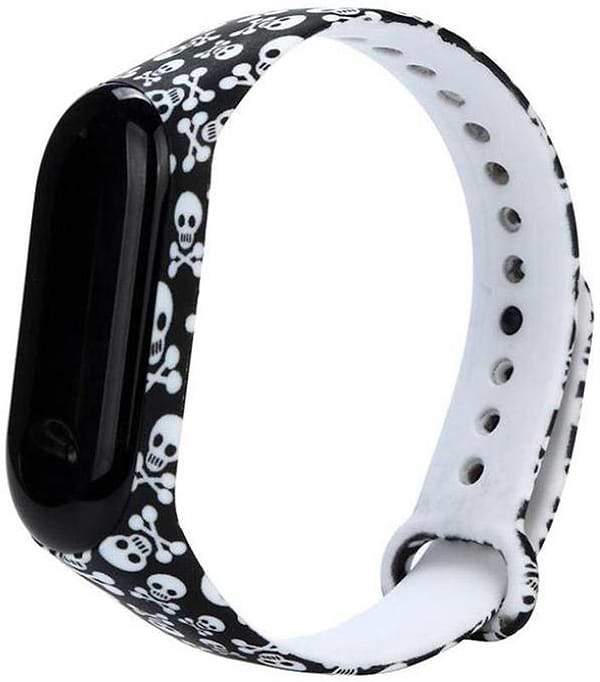 Фото - Ремінець для фітнес-браслету Armorstandart for Xiaomi Mi Band 4/3 Skulls (ARM52065)
