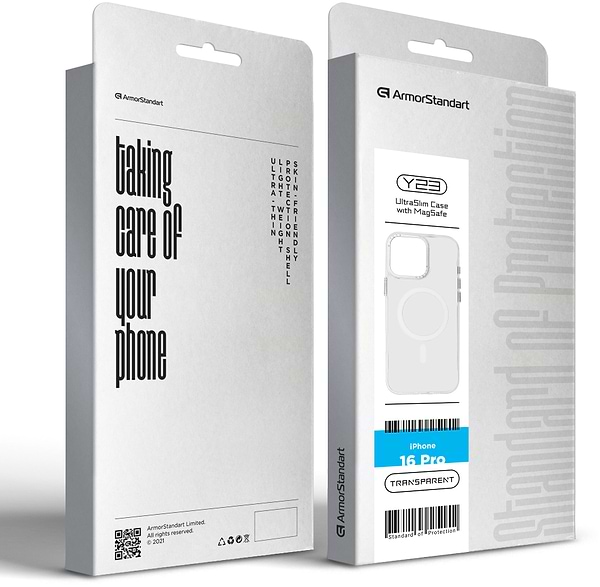 Фото - Чохол для смартфону Armorstandart Y23 MagSafe for Apple iPhone 16 Pro Transparent (ARM79572)
