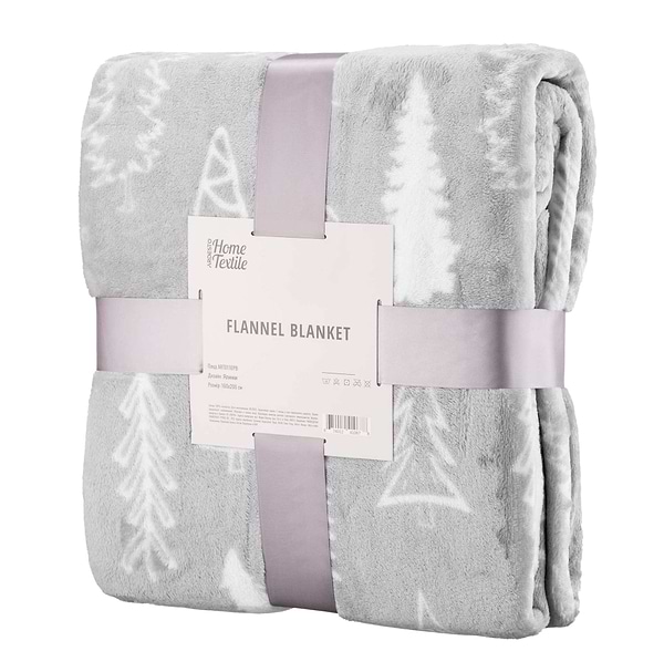 Фото - Плед полуторный Ardesto Flannel, 160х200 см Елки (ART0110PB)